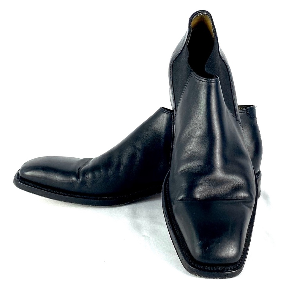 Ferragamo | Mens Italian Leather Dress Boot 10 - Picture 3 of 8